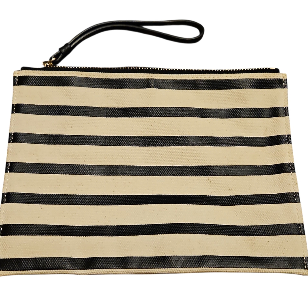 Kate Spade " By The Pool" Striped Pineapple Wristlet - Picture 2 of 4